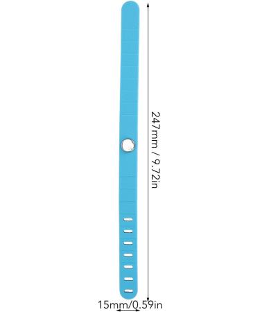 Buy Sports Energy Bracelet for Electrostatic Removal | Winter Silicone Negative Ion Bracelet - Small & Lightweight (Blue) - Buy Online on GoSupps.com