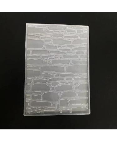 3D Textured Wall Brick Embossing Folder - DIY Craft Decoration Template Mold by WooYangFun - Buy Online on GoSupps.com