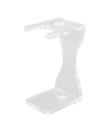 Durable Acrylic Beard Bracket & Brush Exhibition Stand | Versatile Transparent Bathroom Storage for Men - Buy Online on GoSupps.com