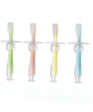 Gatuida 4-Pack Finger Toothbrush Set for Babies | First Training Toothbrush for Toddlers - Gentle Bristles for Easy Cleaning - Buy Online on GoSupps.com