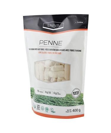 Organic Shirataki Penne Pasta with Oat Fiber - Low-Calorie, Non-GMO, Gluten-Free, Keto Certified (Pack of 6) - Buy Online on GoSupps.com