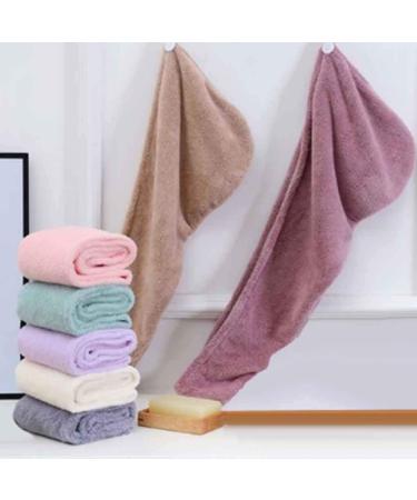 Microfiber Wisp Dry Hair Towel for Women | Quick-Drying Absorbent Bath Towel & Shower Cap - Gray - Buy Online on GoSupps.com