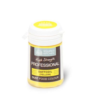 Squires Kitchen DAFFODIL YELLOW Cake Food Colour Colouring Edible Lustre Dust 4G