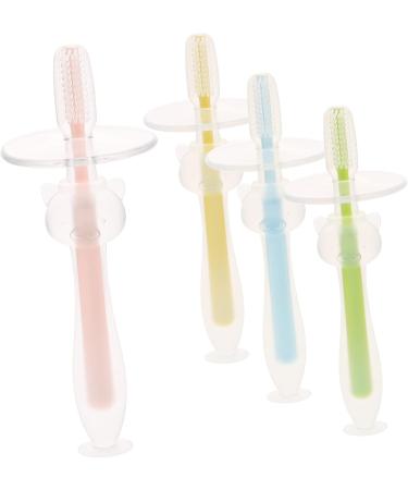Minkissy 20-Pack Silicone Baby Toothbrush Set | Oral Hygiene Tools for Newborns & Infants | Gentle Mouth Cleaner for Babies - Buy Online on GoSupps.com