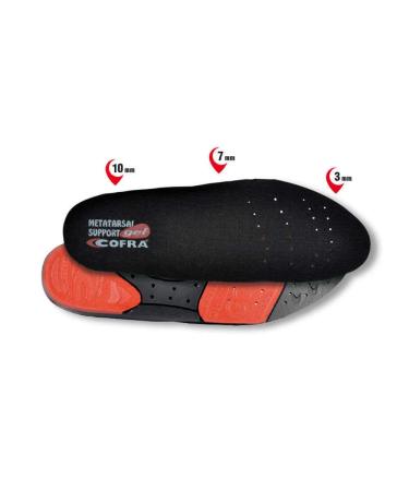 Cofra SO-MET-00.N43 Metatarsal Support Gel Footbed - Antistatic Comfort for Size 43 - International Shipping Available - Buy Online on GoSupps.com