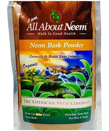 16 oz Neem Bark Powder | Bulk Organic Fresh Cut Slow Dried Under Shade - for Dental & Digestion Support - Supports Healthy Gums Teeth Skin & Digestive Tract - for Dogs Cats and People! - Buy Online on GoSupps.com