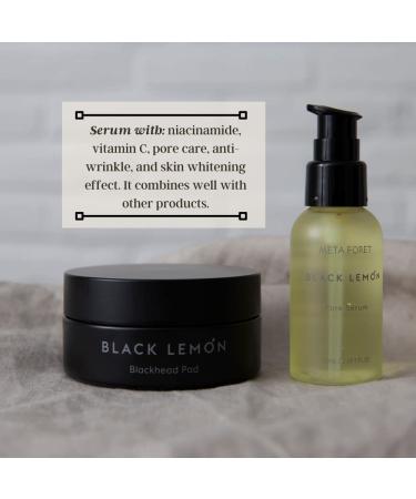 Metaforet Black Lemon Pore Serum 50ml - Niacinamide & Pore Tightening Reducer | Tone-up, Dark Spot Treatment, Acne Prone Skin, Anti-Wrinkle Formula - Buy Online on GoSupps.com