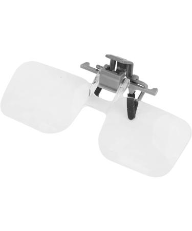 Clip-On Flip-Up Reading Glasses 60mm Magnifying Glasses for Close Work Sewing & Watching Black International Shipping Available - Buy Online on GoSupps.com