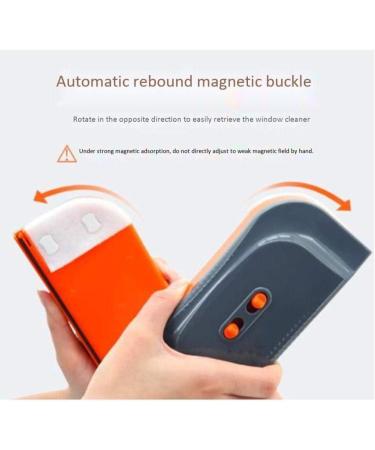 QTYUERGK Magnetic Double Sided Magnetic Window Cleaner Square/for 3-28mm Cleaner Glass Wiper Magnetic Rotating Automatic Rebound Magnetic Clasp Manual Type Cleaners - Buy Online on GoSupps.com