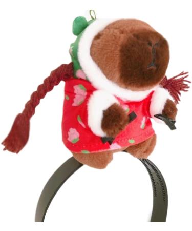 Cartoon Animal Shape Hairband Teen Girl Makeup Washing Face Carnivals Hairband Cotton doll finishO - Buy Online on GoSupps.com