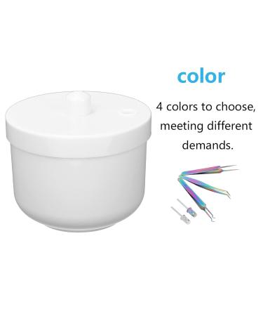 Nail Art Cleaning Box - Heat Resistant Manicure Tool for Home Nail Salon | White - Buy Online on GoSupps.com