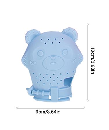 Niceram Bear Silicone Bite Gloves | Self-Calming Teething Relief for Infants | Anti-Drop Design with Adjustable Straps - Buy Online on GoSupps.com