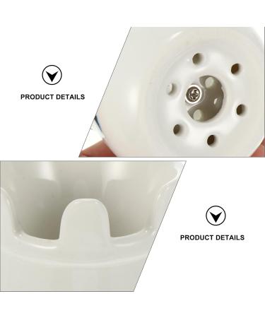 Moxibustion Scratch Cup - Intelligent Moxa Massage Device & Gua Sha Tools | Smoke-Free Acupuncture Pad - White Ceramic Double Layer - Buy Online on GoSupps.com