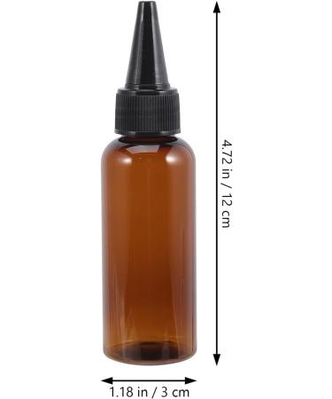 ULTECHNOVO10pcs Top Applicator Bottles 50ml Hair Oiling Bottle Hair Oil Bottle Hair Squeeze Bottle Hair Applicator Bottle Pet Plastic Refillable Bottles with Cap Hair Oil Applicator Bottle - Buy Online on GoSupps.com