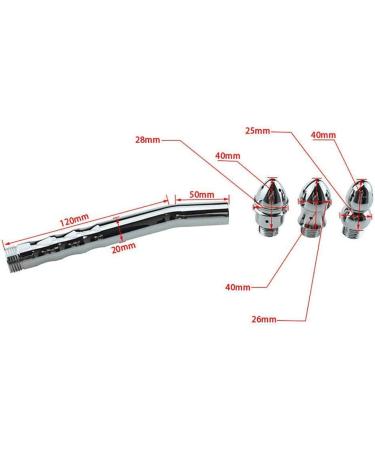 Shower Enema Kit with 59 Hose | 5 Piece Set for Men/Women | Douche Shower Attachment - Buy Online on GoSupps.com