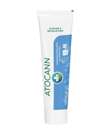 Annabis ATOCANN Organic face & body skin cream for Psoriasis | Rosacea | Dermatitis | Skin Itch Relief | with Zinc Oxide and Hemp Seed oil | 100ml
