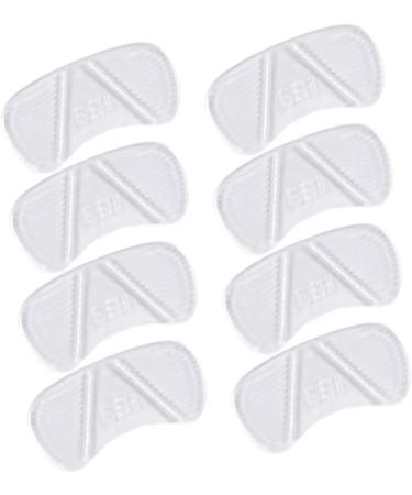 GLEAVI 8 Pairs Half Size Back Shoe Heel Inserts - Non-Slip Gel Heel Protectors for Women - Wear-Resistant Heel Liners & Daily Heel Pads - Buy Online on GoSupps.com