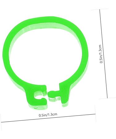 CIYODO 100 pcs Chick Colorful Quail Things Ring Anklet Pet Cockfighting Dove Parrot Feet Numbered 1.3X1.3CM Green - Buy Online on GoSupps.com