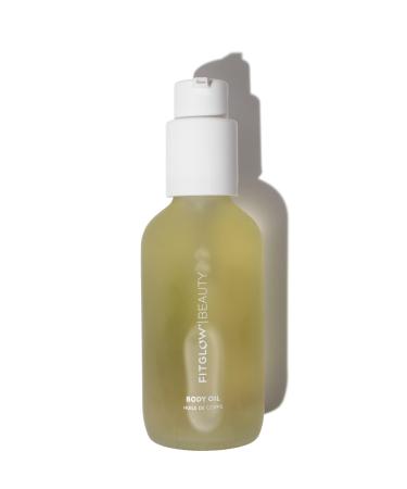 FITGLOW Beauty Body Oil | Hydrating & Rejuvenating Skincare with Linden Leaf + Botanical Oils | Revives Skin for a Healthy Glow | Lightweight Fast Absorbing | 120ml