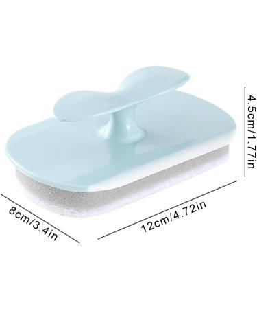 Fovolat Cleaning Scrubber Brush Absorbent Sponge Cleaning Squeegee Brush Reaches Into Tight Spaces Window Washing Equipment for Glass Cooktop Washbasin Blue - Buy Online on GoSupps.com