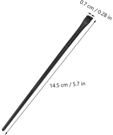 Didiseaon 12pcs Eyeliner Brush Eye Shadow Brush Brow Brush Eyeliner Brushes Eye Shadow for Makeup Miss Girl 14.5x0.7x0.5cm Black - Buy Online on GoSupps.com