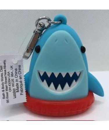 Blue Shark Hand Sanitizer Holder With Clip