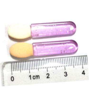 Baluue 100pcs Eyeshadow Brush Kit Beauty Sponge Women Eyeshadow Applicator Makeup Eye Sponge Violet 3.6X1.2 cm Violet - Buy Online on GoSupps.com