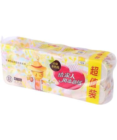10 Rolls 4 Layer Bamboo Fiber Disposable Coreless Soft Toilet Paper for Home Bathroom Travel - Buy Online on GoSupps.com