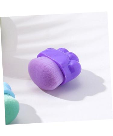 Didiseaon Portable Foundation Brush Artificial Fiber Purple Plastic Brush for Blush Brush Foundation Brush - Buy Online on GoSupps.com