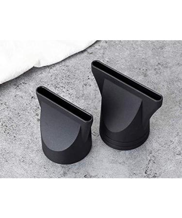 2 PCS Professional Black Plastic Hair Dryer Narrow Concentrator Nozzle - 1.65-1.8 Inch Diameter - Buy Online on GoSupps.com