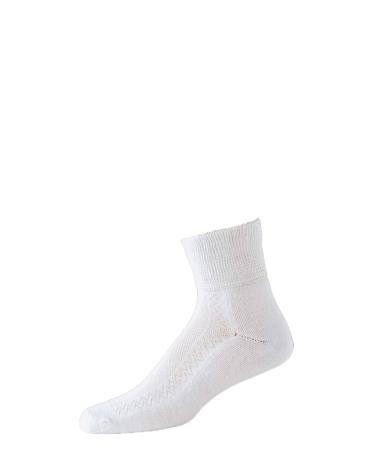 HJ Hall | Mens | HJ Pack Of 2 Short Diabetic Socks | 6-11 White
