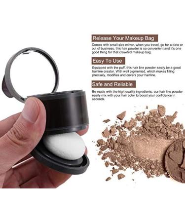 Boobeen Hairline Powder Creator - Waterproof Hair Line Powder for Thinning Hair - Hair Color Shadow Loss Makeup Concealer Root Cover Up (Gray) - Buy Online on GoSupps.com