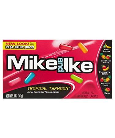 Mike & Ike Mike et Ike Tropical Typhoon Theatre Box 5 oz/141 g (lot de 3)