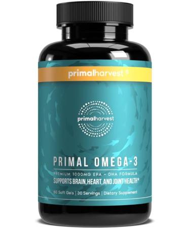 Primal Harvest Mind Fuel & Omega 3 Supplements for Women and Men Fish Oil Capsules and Mind Fuel Brain Booster Pills Bundle - Buy Online on GoSupps.com