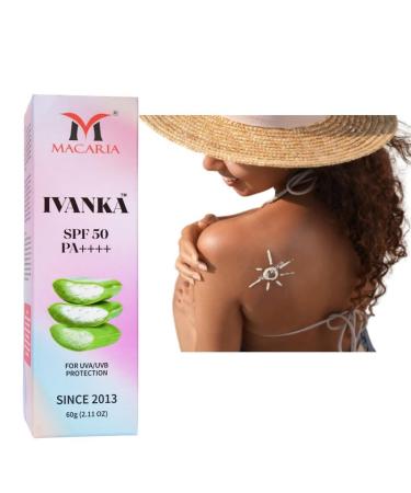 Macaria Cosmetics Ivanka SPF 50 Cream Summer Sunscreen