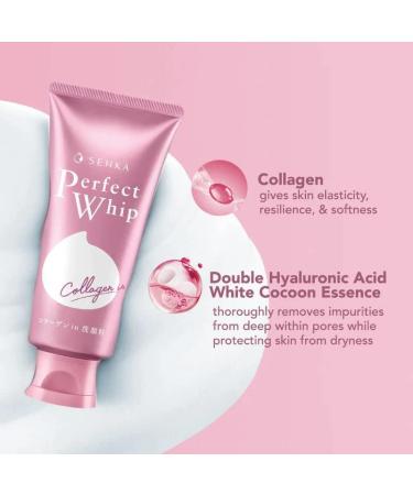Buy 2 in a Batch - Senka Perfect Whip Collagen 120g Facial Cleanser | International Shipping Available - Buy Online on GoSupps.com
