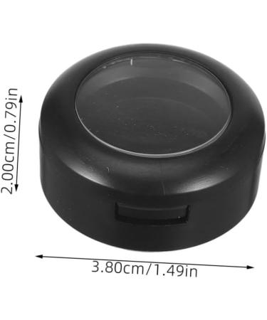 Beavorty 20 pcs Eye Shadow Nose Shadow Box sample containers travel cosmetic containers cosmetic travel 3.8x3.8cmx2pcs Blackx2pcs - Buy Online on GoSupps.com