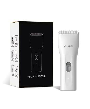 Electric Razor with Safe Blade Cordless Rechargeable Foil Shaver Wet & Dry Beard Trimmer for Men White Smt006 White