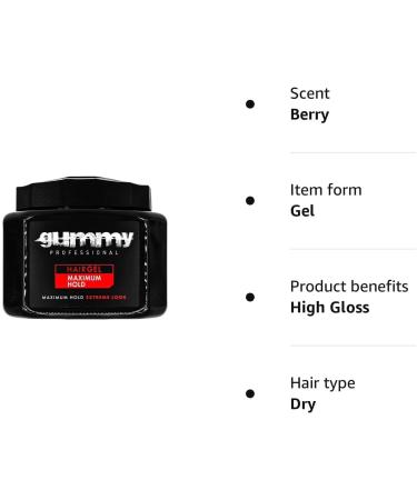 Gummy ORIGINAL HAIR STYLING GEL 700ML BY FONEX NO.1 BARBER STYLING HAIR GEL EUROPEAN & AFRO HAIR STYLING GUMMY PROFESSIONAL RED - Buy Online on GoSupps.com