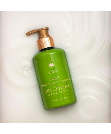 SPA CEYLON Peace Hand and Body Lotion | Calming Herbal Moisturizer with Coconut | Almond & Lemongrass | Gentle & Soothing for All Skin Types | Vegetarian & Ethical - Buy Online on GoSupps.com