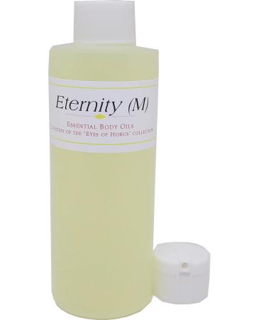 Eternity - Type For Men Scented Body Oil Fragrance Flip Cap - Light Gold - 4 oz. - ID#22806 4 Fl Oz (Pack of 1)