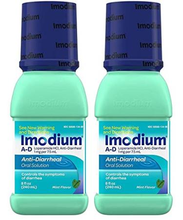 Imodium A-D Liquid Anti-Diarrheal Medicine Mint 8 fl. oz - 2pk