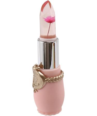 Beauty Flower Crystal Jelly Lipstick Temperature Change Color Lip Balm rose - Buy Online on GoSupps.com