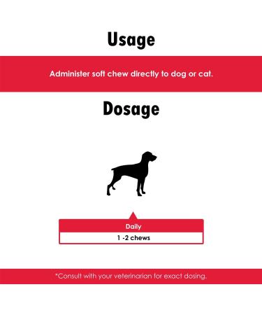 Mela-Vet Melatonin Calming Soft Chews for Dogs - Vet-Formulated Anxiety Relief & Skin Health - 120 Tasty Chews - Buy Online on GoSupps.com