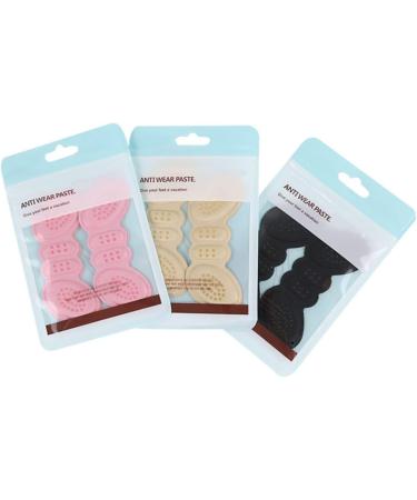 Gatuida 6 Pairs Heel Cushion Pads - Pink & Black High Heel Protectors Shoe Grips & Half Size Foot Stickers for Comfort & Support - Buy Online on GoSupps.com