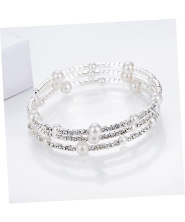 TENDYCOCO 2pcs Stretchy Bracelets Bangle Bracelets for Women Bracelet for Women Womens Bracelets Women Bracelets Jewelry Bracelets Stretch Bracelets for Women Crystals Bracelet Miss Diamond mediumx3pcs Silverx3pcs - Buy Online on GoSupps.com