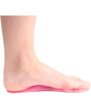 Footinsole Arch Support Insoles - Optimal Relief for Flat Fallen & Weak Arches | Pink Orthotic Inserts Without Heel Cushion - Buy Online on GoSupps.com