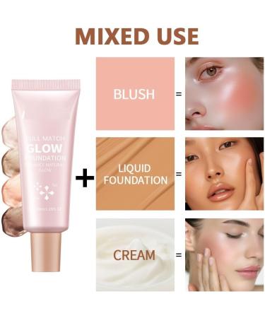  SONGVISON Full Coverage Glow Foundation - Lightweight sheen and natural radiance for face and body - Medium to full coverage - For flawless glowing skin - 40 ml - Buy Online on GoSupps.com