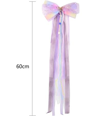 Husalsea Stylish Large Purple Bow Soft Ribbon Suitable for Women and Girls - Buy Online on GoSupps.com