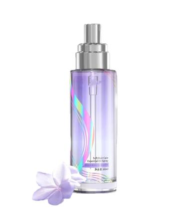 Long-Lasting Lightweight Hair Soft Essential Oil Spray Fluffy Volumizing Hair Spray Protein Smoothing Cream Smooth Frizz and Add Shine For All Hair Types (freshness)